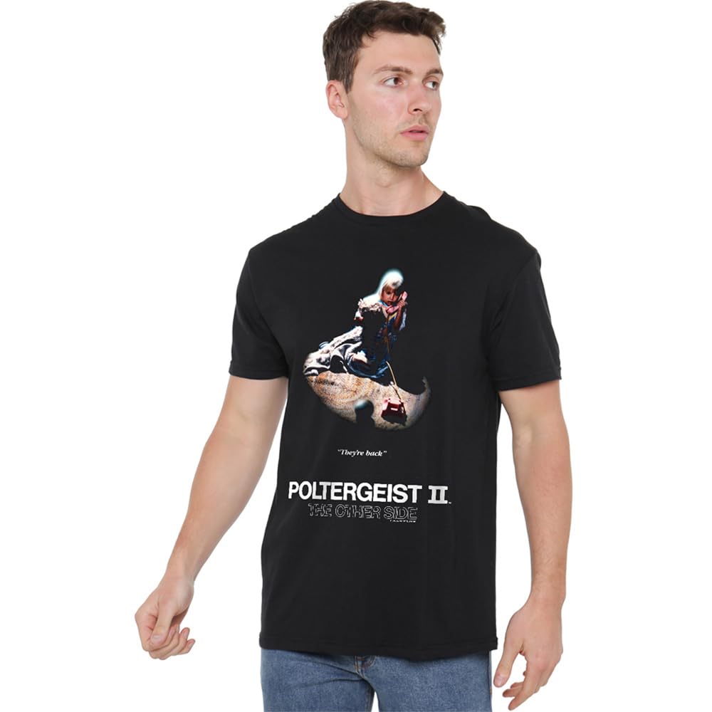 Men's Other Poltergeist Ii Poster T Shirt Black - 5XL