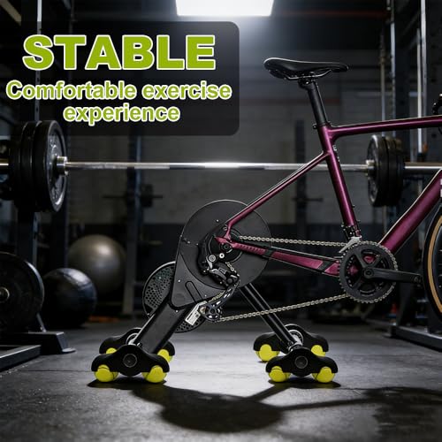 SGZIOO 4 Stück Rocker Plate Feet, Indoor Cycling Snap Rocker Feet Adapter, Tennisballfüße mit 8 Tennisbällen, Indoor Cycling Zubehör, Tragbare Wippplatte Fahrradtrainer für Kickr Core Rollentrainer