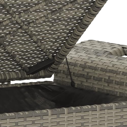 Banc d'extérieur en polyrotin résistant pour petit balcon gain de place