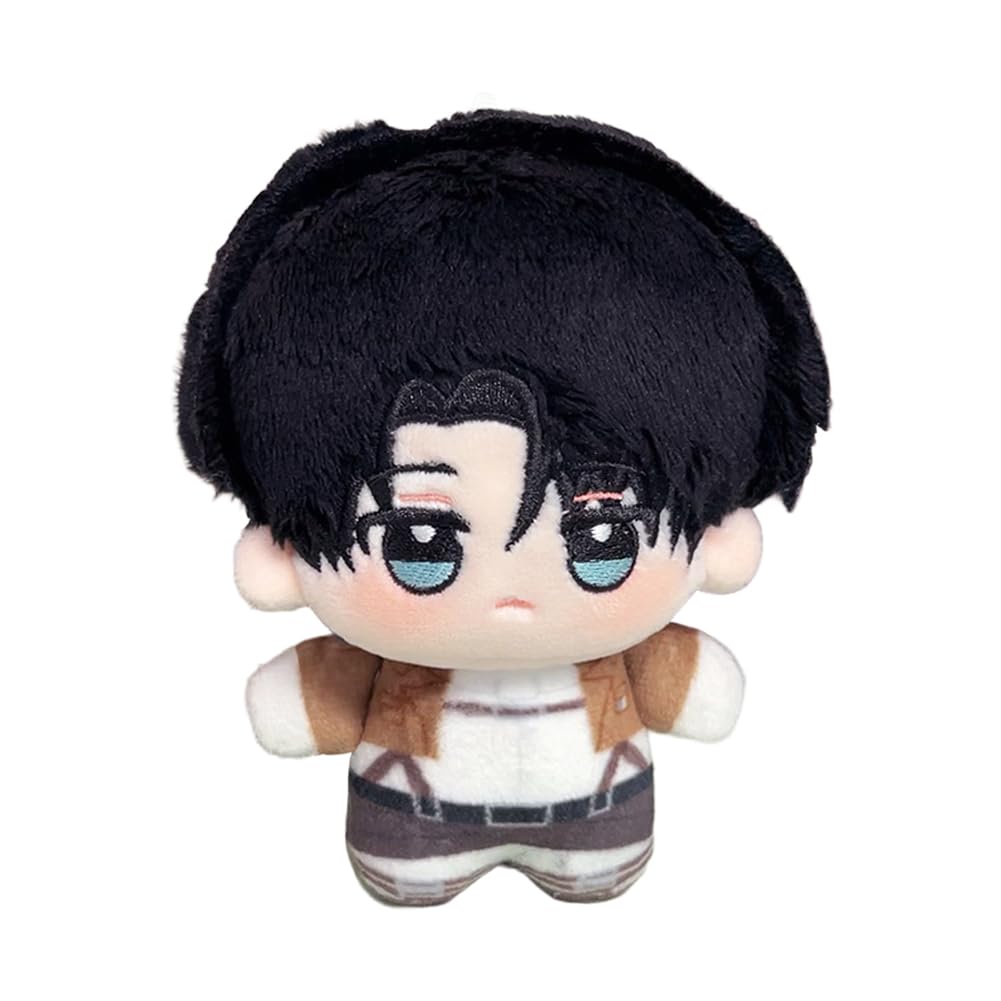 Eren Jaeger Plush Levi Plushies Keychain Pendant Anime Soft Figure Stuffed Doll 4 Mini Hug Pillow Cushion Sofa