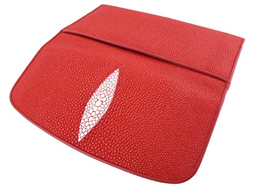 Genuine Stingray Skin Leather Women's Trifold Clutch Wallet Purse2