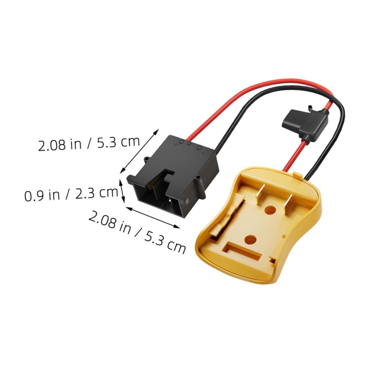SHINEOFI 5 Pezzi Adattatore Batteria Convertitore Caricabatterie Adattatore Di Alimentazione Adattatore Del Connettore Di Alimentazione Adattatore Fai Da Te Adattatori Ottone