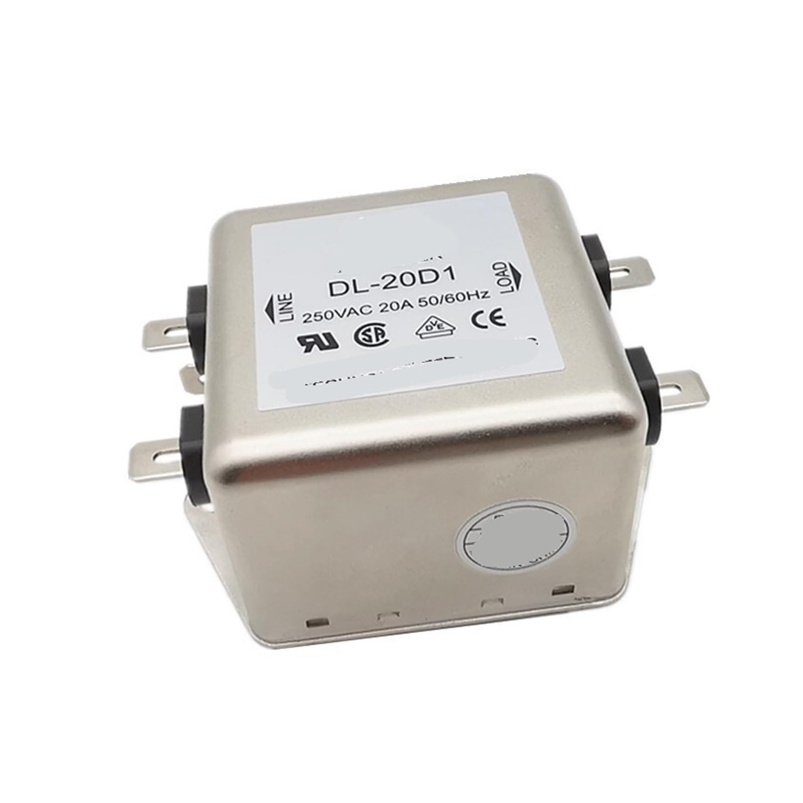 Filtro de potencia 20A DL-20D1 supresor EMI monofásico red eléctrica