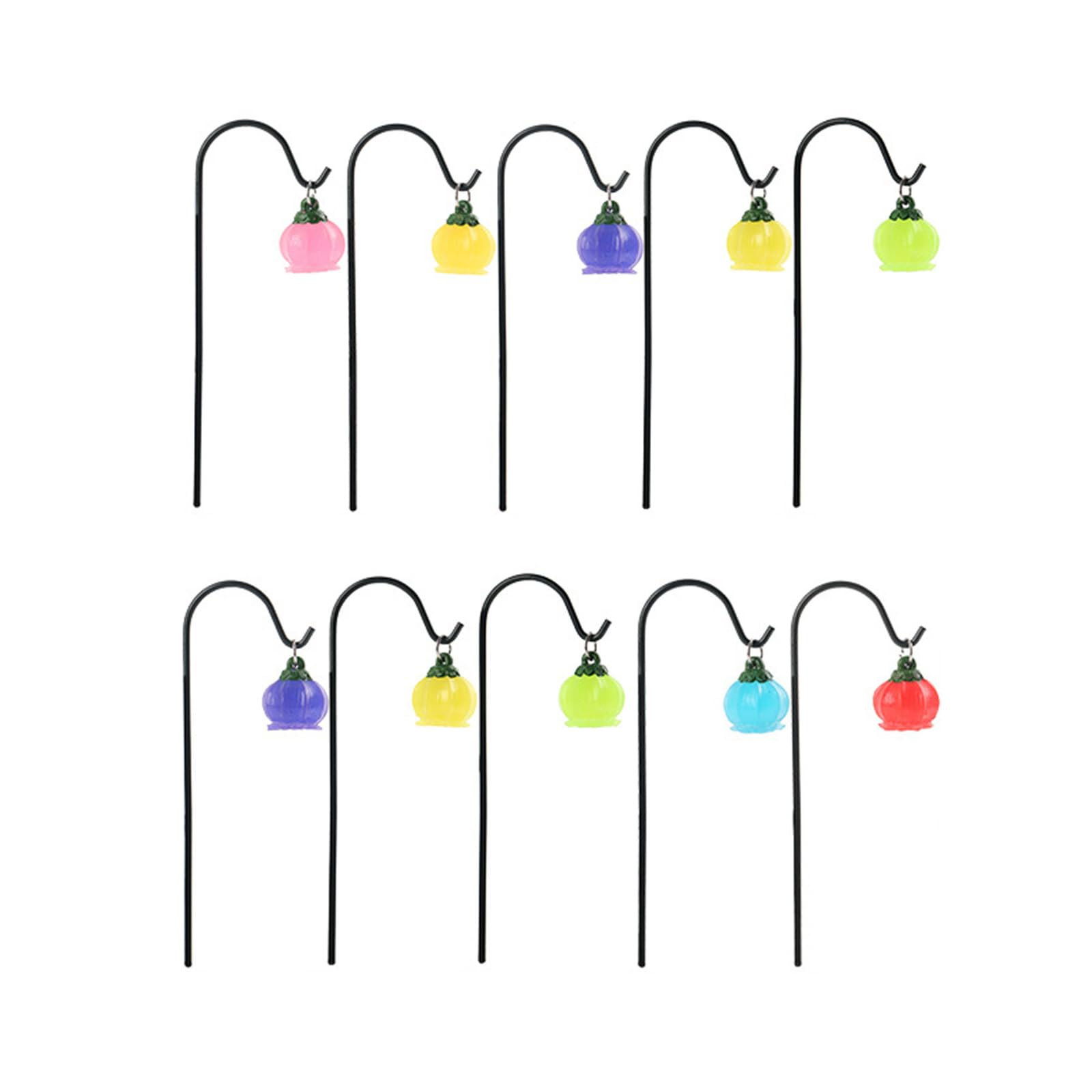 Hsioluted Quick Setups Fluorescent Stake for Miniature Landscapes Water Plant Enhances Space Decoration Outdoor Durability Stand