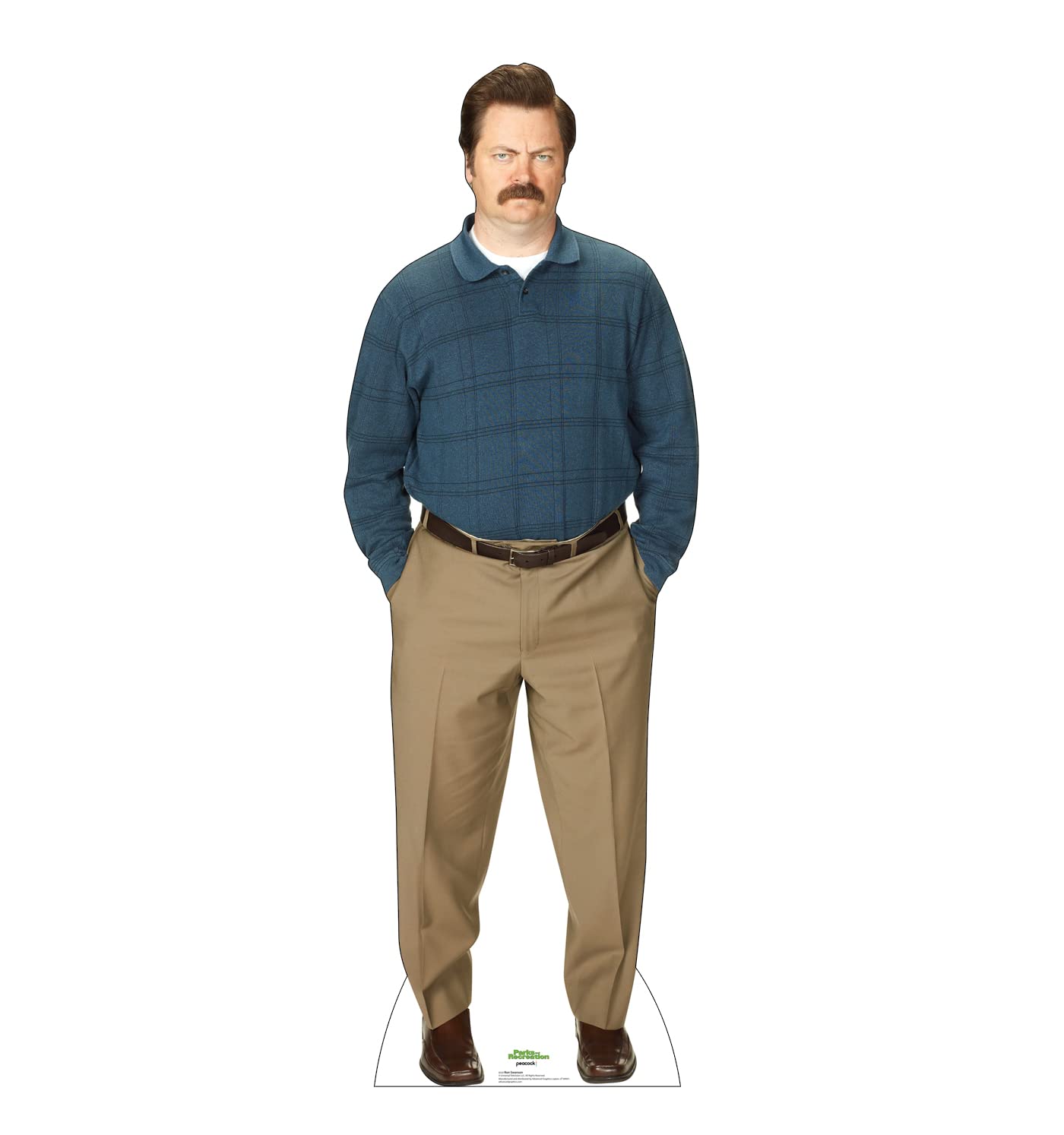 Cardboard People Ron Swanson Cardboard Cutout Standup - Parks and Recreation (TV Series)