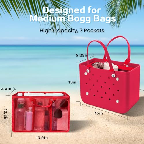Image of XYFuuee Beach Bag Organizer Insert Divider for Medium Bogg Bag Accessories