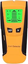 3 in1 Stud Finder Wall Detector - Electronic Stud Sensor Wall Scanner Center Finding - with Battery LCD Display for Wood Metal Studs AC Wire Detection