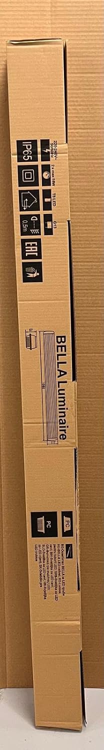 Plafoniera stagna 150cm LED 2x24W 6400K IP65 T8