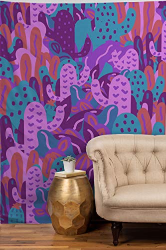 Image of Society6 Doodle by Meg Botanical Nights Tapestry, 60 in x 80 in, Multi