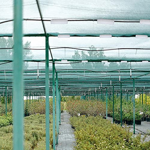 ANCLLO 20 Stück Durchmesser 20 mm Gewächshaus Rahmen Rohr Tube Rod Clip Pflanze Kunststoff Film Net Feste Rohrschellen Anschluss Garten Schatten Zubehör Werkzeuge