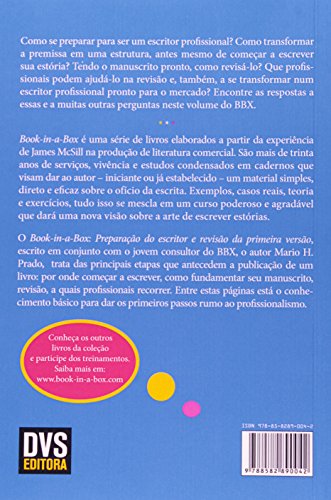Book in a box - Preparação do Escritor e Revisão da Primeira Versão: Técnicas Básicas para Estrutura