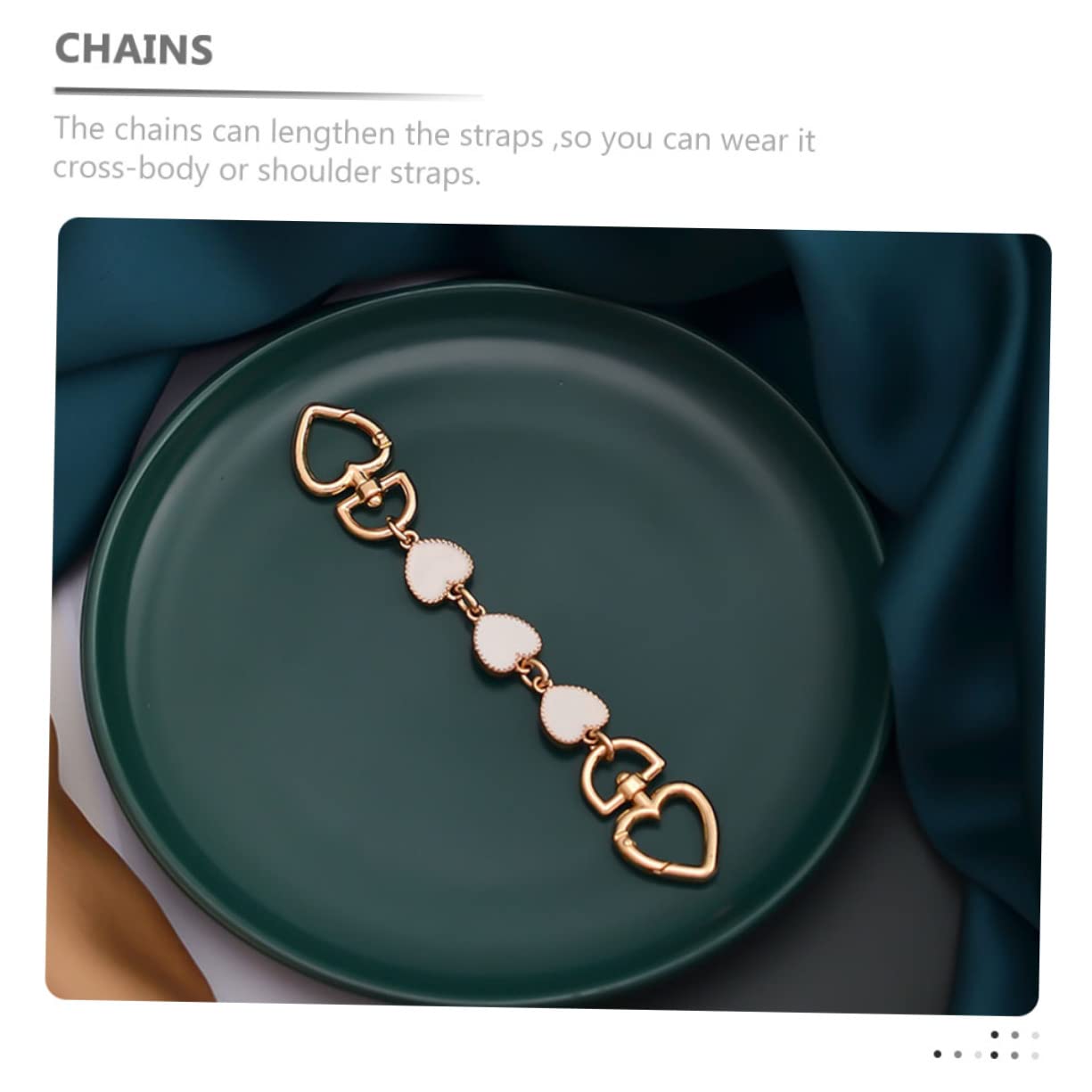 GALPADA 12piezas Extensores De Cadena Para Bolso De Accesorios De Para Correas De y Decorativos y Prácticos