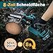 2-in-1 Mini Kettensäge 8 Zoll mit Teleskopstange, 1200W Bürstenlose Teleskop Kettensäge mit 2 Akku, 50ml Öltank, Arbeitsreichweite 4M