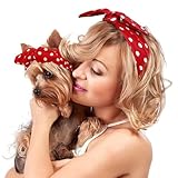 YUYUSO Matching Set Headbands for Dogs & Owner Cute and Stylish
