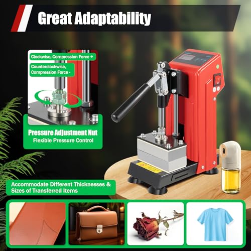 Heat Press 110V 500W Máquina de termofijado multifuncional miniatura 5