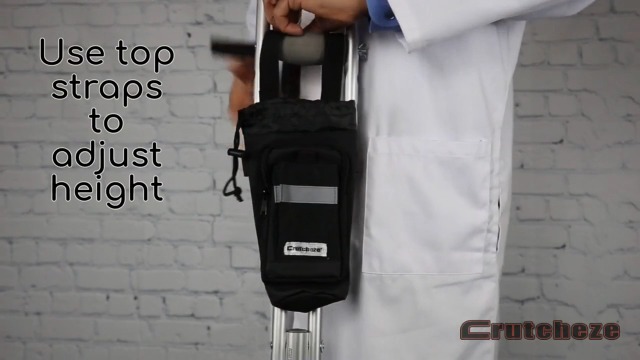 Amazon.com: Crutcheze Crutch Bag – 3-Pocket Storage Pouch