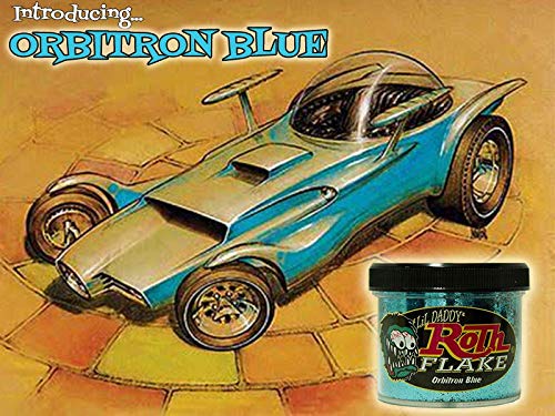 Lil Daddy Roth Metal Flake - Orbitron Blue - Solid Flake (2oz - Standard .015
