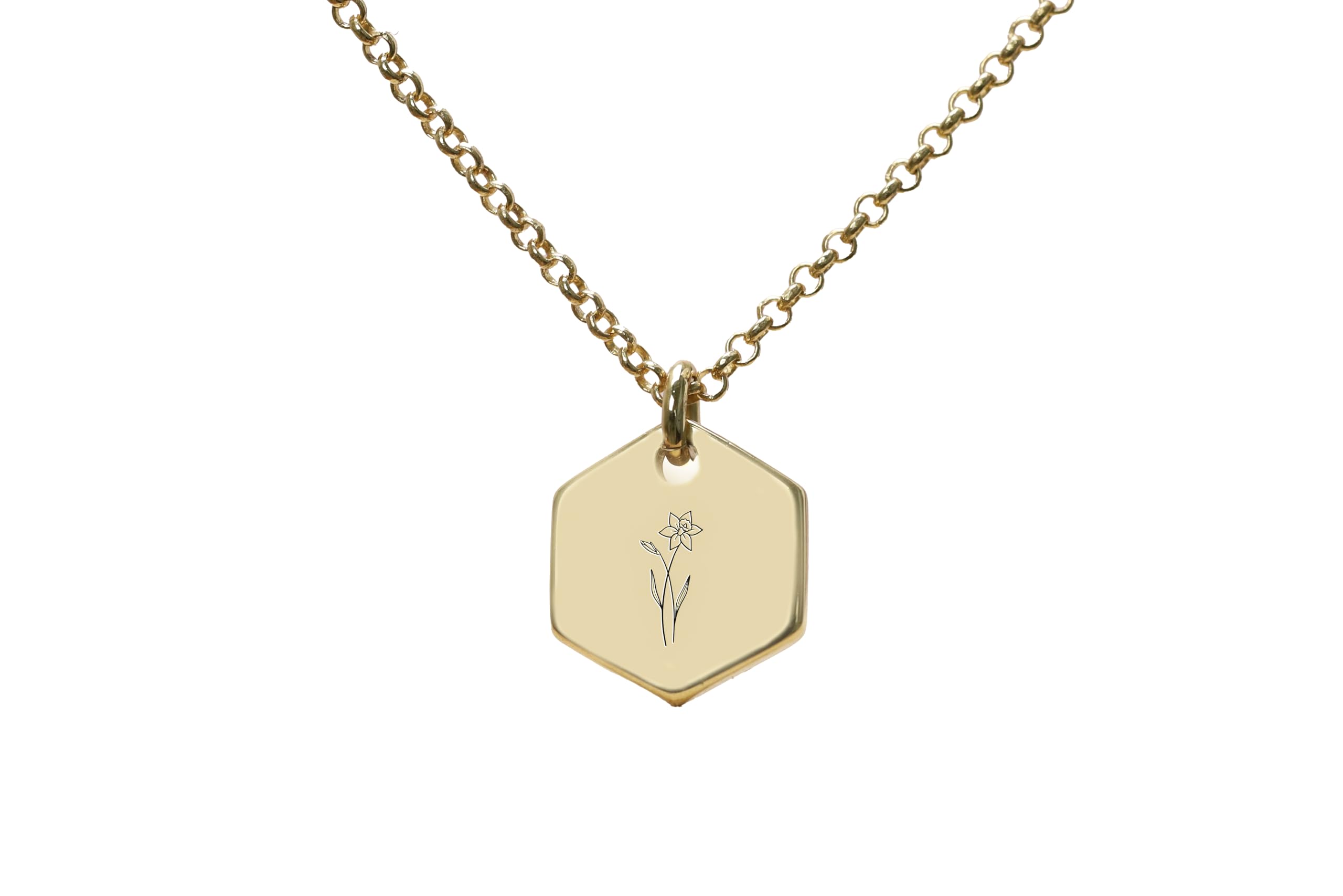 Collier de fleurs personnalisé : le cadeau de naissance idéal gravé - 5