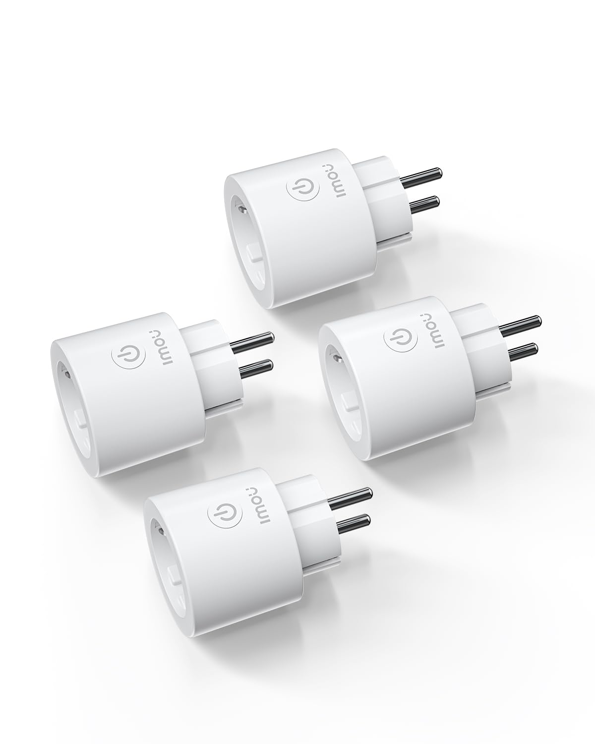 IMOU CE2P Smart Plug, Prise WiFi 16A avec Surveillance d'Énergie, Moniteur de Consommation Électrique, Certifié MATTER, Contrôle à Distance par Application, Compatible avec Alexa & Google(4 Pièces)