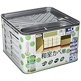 アサヒペン NEW水性インテリアカラー和室カベ用 5L うぐいす色 塗料 ペンキ 室内 壁用 ツヤ消し 1回塗り 無臭 防カビ 低VOC シックハウス対策品 日本製