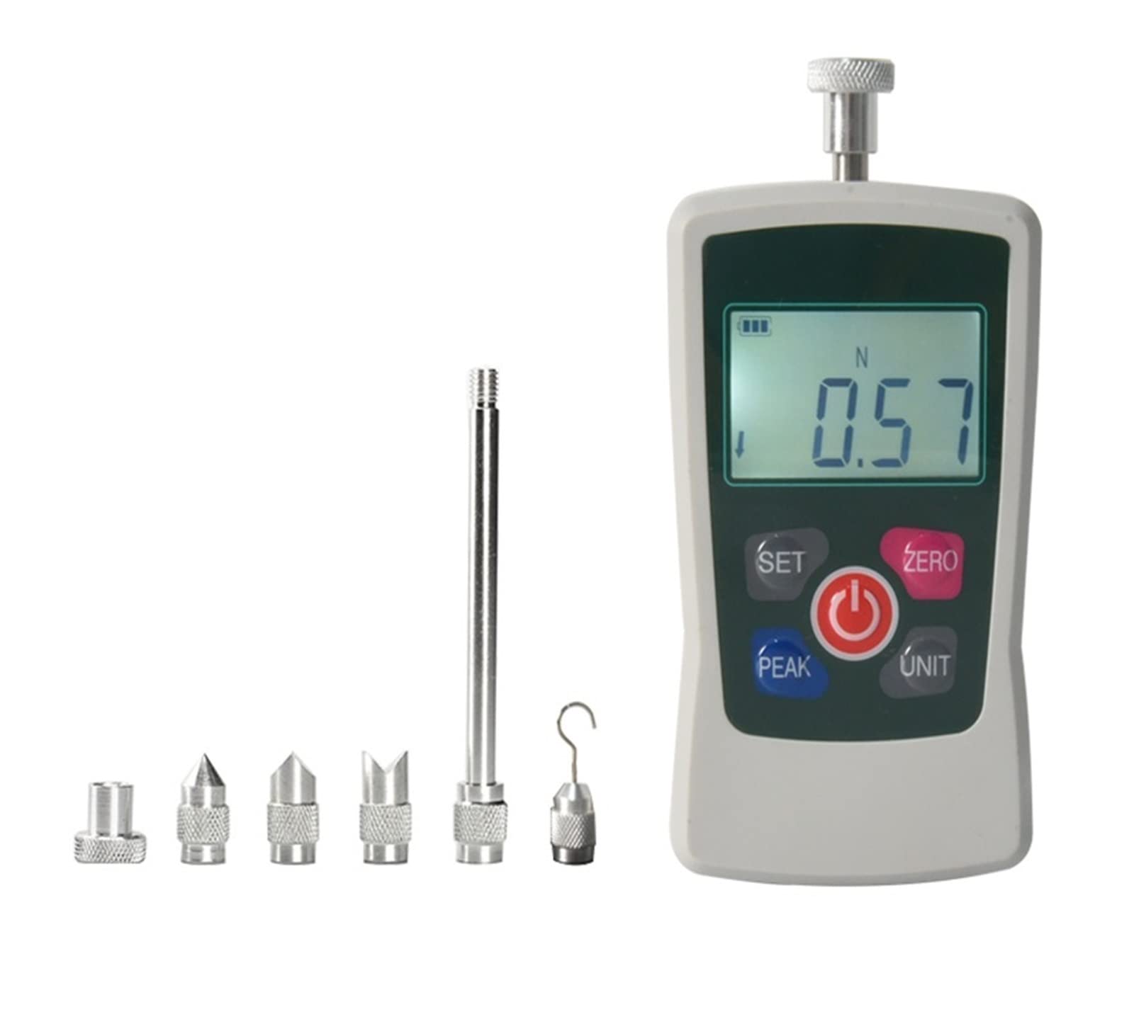 Digital Force Gauge Grip Strength Tester 300N Digital Force Gauge Four Units Oz,Lb,N,Kg, Portable Pull Push Force Gauge Measuring Instrument Dynamometer(20N)