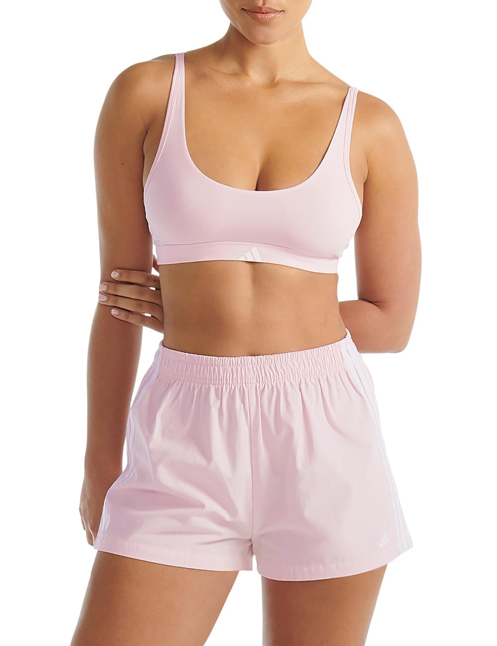 adidas Bokserki (szorty) Kobiety Logo Boxer - Sport Active Essentials Cotton 3 Stripes