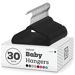 Zober Baby Samt Kleiderbügel, 30 Stück