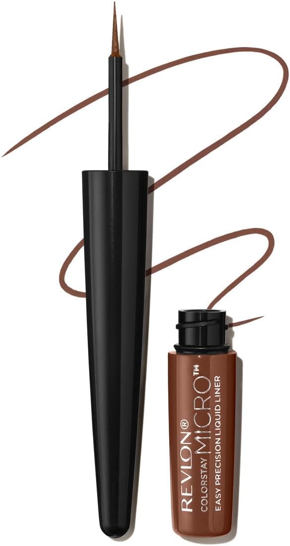Revlon, Eyeliner ColorStay Micro™ Easy Precision Liquid Liner, houdt 24 uur, extreme precisie, gemakkelijk aan te brengen, N°302 What The Fudge (bruin) 1,7 ml Revlon, Eyeliner ColorStay Micro™ Easy Precision Liquid Liner, houdt 24 uur, extreme precisie, gemakkelijk aan te brengen, N°302 What The Fudge (bruin) 1,7 ml