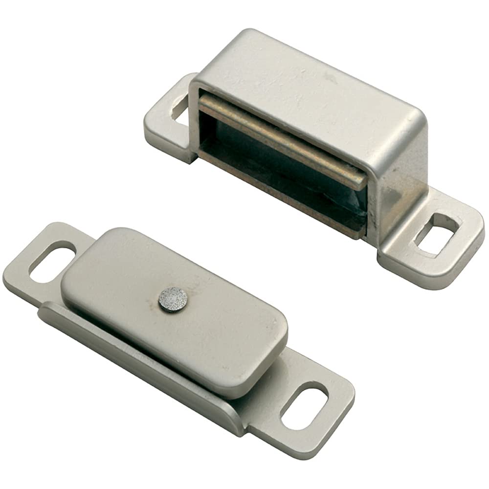 Magnetic Cupboard Door Catch 37mm Fixing Centres 6Kg Pull Nickel Plated from B&Q