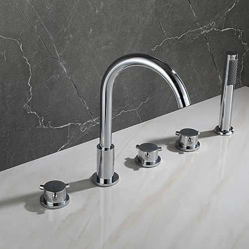 Mitigeur de baignoire-douche à bec pivotant 360° optimisant l'espace et le débit de votre robinet