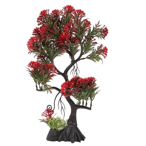 Image of DOITOOL Aquarium Bonsai Tree Plant Fish Tank Decorations, Artificial Aquarium Plants Artificial Fish Tank Plants for Aquarium Decorations
