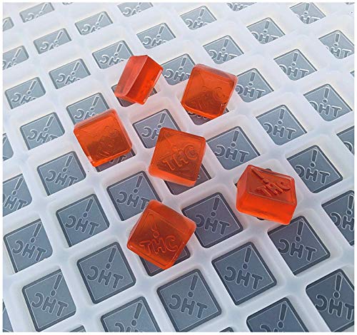 Colorado & Ohio State Thc Logo - Silicone Half Sheet Mold For Gummies, Candies And Chocolates - 188 Cavity #TOP3