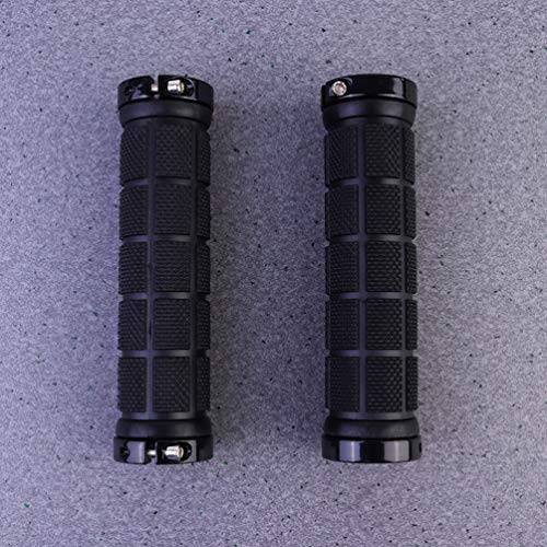 CLISPEED 2 Pares de Apertos de Bicicleta de Borracha Macia Antiderrapante Capa de Pega de Bicicleta