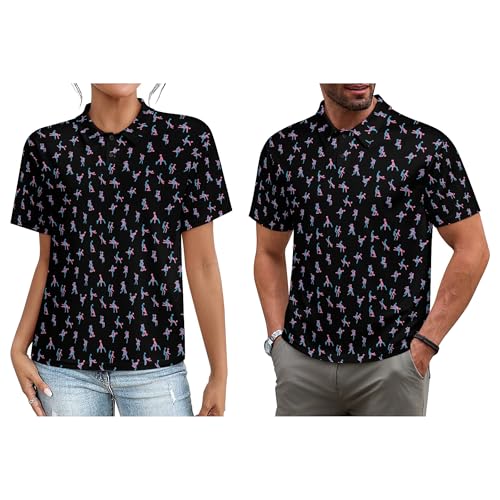 Crazy Love Matching Golf Shirts For Couples