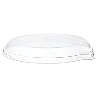 Vista 4 de Eco-Products - Contenedores compostables de 5 pulgadas para llevar, tapas de cúpula verde transparente, caja de 400, se adapta a cajas cuadradas