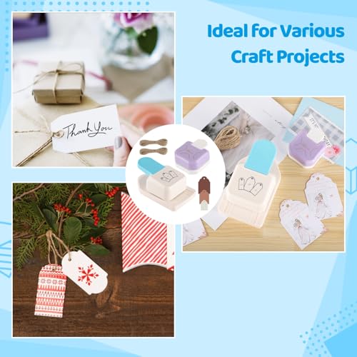 Perforadora de etiquetas 3 en 1 para personalizar recuerdos de bodas y detalles de scrapbooking 5