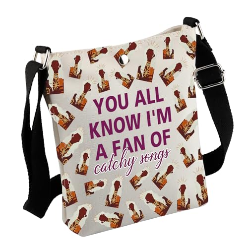 Image of MNIGIU Musical Inspired Gift Musical Crossbody Bag Musical Merch For Musical Lover