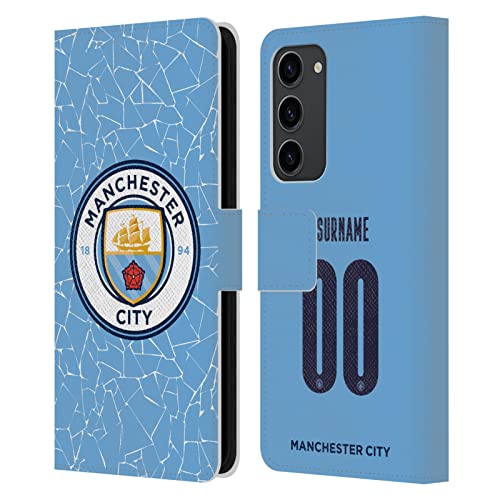 Carcasa tipo libro Samsung S23+ de Manchester City con soporte integrado y ranuras de tarjetas