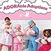 Adora Realistic Adoption Doll Joy, 16” Adorable Doll with 9-Piece Accessories Includes Pacifier, Hospital Bracelet, Disposable Diaper, Blanket, Crib, Removable Onesie and a Cap.