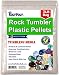 Plastic Pellets Rock Tumbling Media (3 LBS) for Rock Tumbler, Stone Tumbler, Rock Polisher, Filler Beads, Rock Tumbler Supplies in Heavy Duty Resealable Bag by Roly Poly