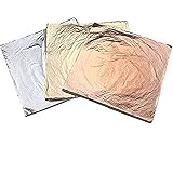 Anwendbare Oberfläche: Geeignet für verschiedene Materialien wie Holz, Glas, Kunststoff, Metall, Stein usw. Goldfolie kann Ihr Originalobjekt neu aussehen lassen. Hinweis: Nicht für Lebensmittelverpackungen geeignet.