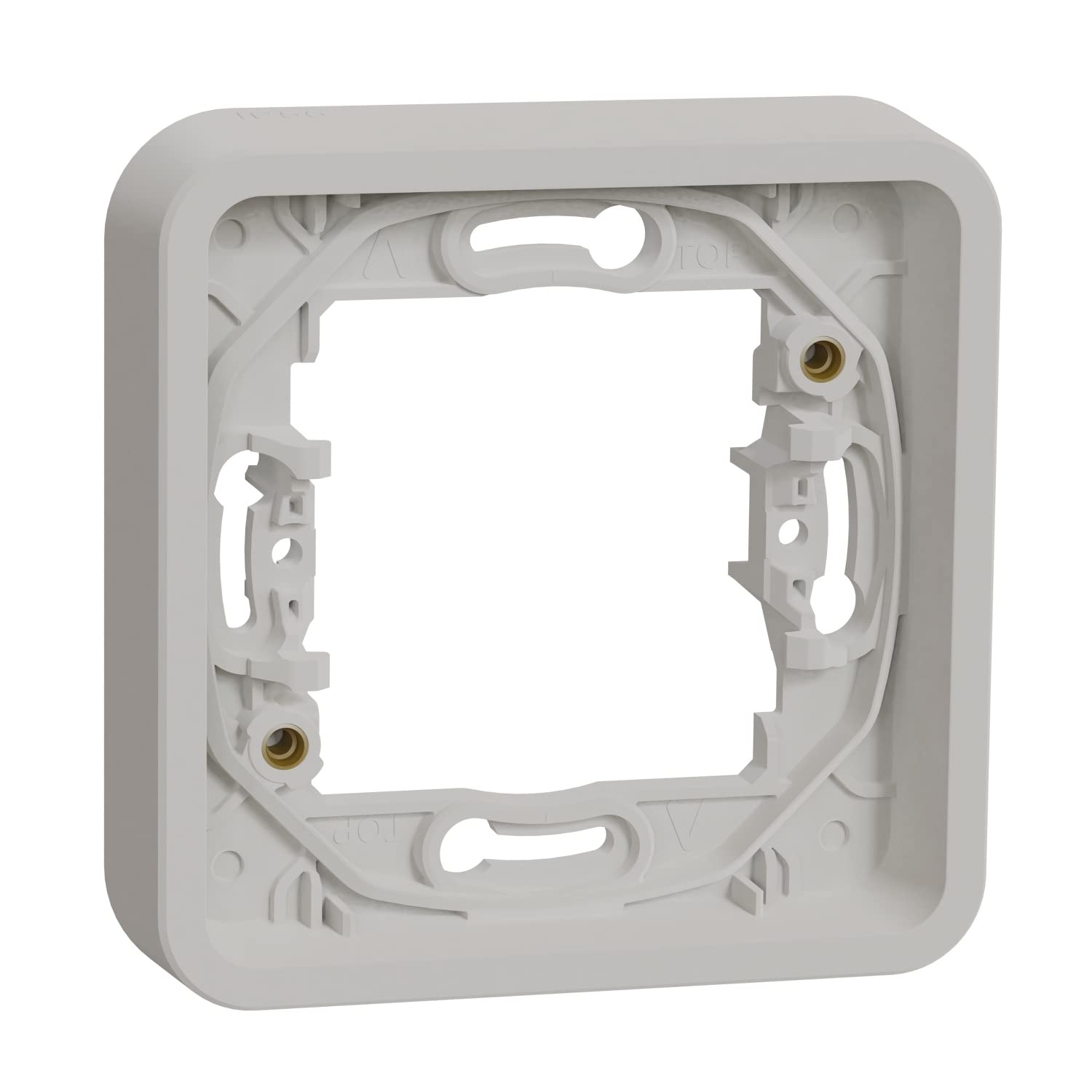Schneider Electric Mureva Styl Cadre 1 poste encastré IP55 IK08 blanc