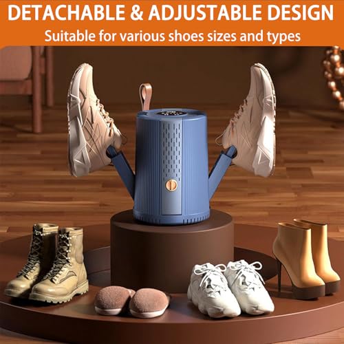Secador de zapatos portátil con 4 salidas y temporizador miniatura 2