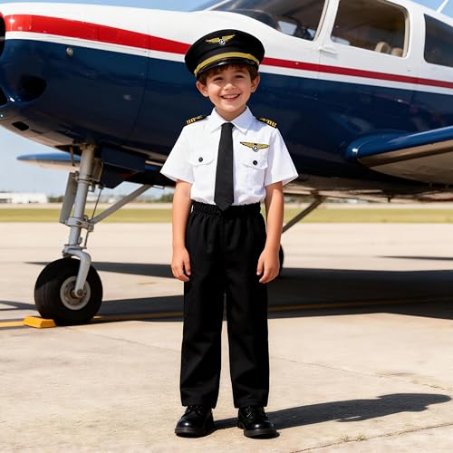 Disfraz Completó Piloto de Aerolínea para Niños miniatura 2