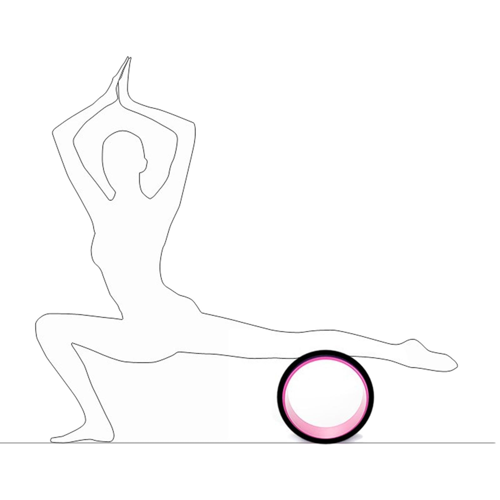 Gralara Ruota per Lo Stretching della Schiena E Il Supporto Muscolare con Rullo in Schiuma