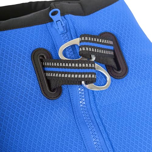 BullHug All-Weather Dog Vest – 2-in-1 Cooling & Warming Jacket for Bulldogs, French Bulldogs & Pugs – Adjustable, No-Choke Fit, Lightweight, Breathable & Windproof for All Seasons (Sky Blue, Medium) - Image 7