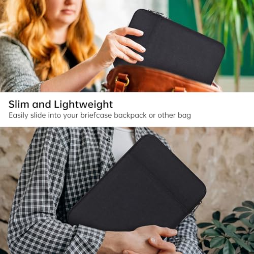 Image of Tablet Sleeve Case for 13 inch New iPad Air M4 M3 M2 2026-2024, 13 inch iPad Pro M4 M5 with Magic /Smart Keyboard, Protective Travel Pouch Bag, Black