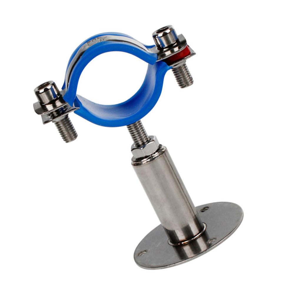 304 Stainless Steel Pipe Clamp : Adjustable Hose Holder Bracket, U Tube Wall Mount for Water Line & Plumbing - Heavy Duty 45-48mm Pipe-image-16