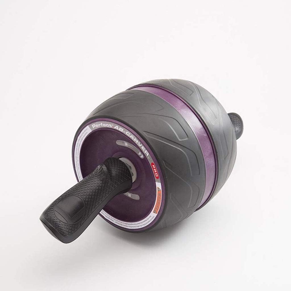 Abdominal wheel men and women with squat pad abdominal muscles home fitness equipment automatic roller mute fitness