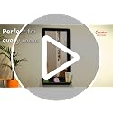 Image of Creative Arts n Frames 15x39 inch Wall Mount HD Framed Mirror with Shelf for Bathroom Bedroom Living Room Home Office Decor Items (Classic Black with Shelf Rectangular.)